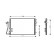 Kondensor, klimatanläggning 43005376 International Radiators