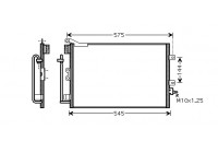 Kondensor, klimatanläggning 43005395 International Radiators