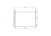 Kondensor, klimatanläggning 43005466 International Radiators