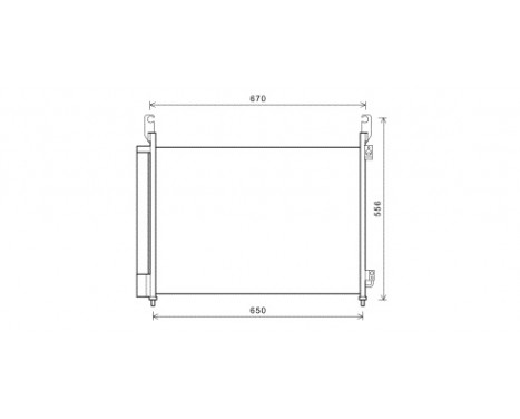 Kondensor, klimatanläggning 43005466 International Radiators