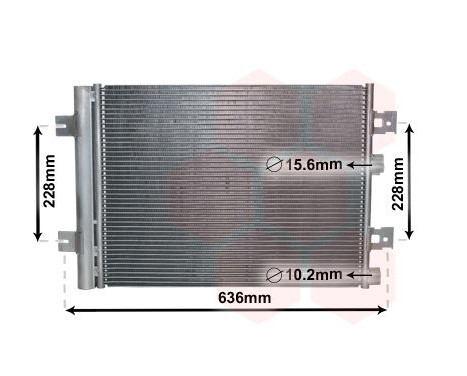 Kondensor, klimatanläggning 43005467 International Radiators, bild 2