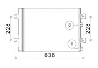 Kondensor, klimatanläggning 43005467 International Radiators