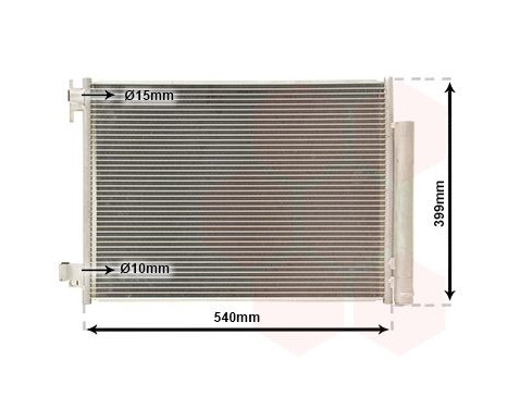 Kondensor, klimatanläggning 43015701 International Radiators