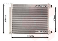 Kondensor, klimatanläggning 43015703 International Radiators