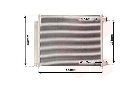 Kondensor, klimatanläggning 43015703 International Radiators