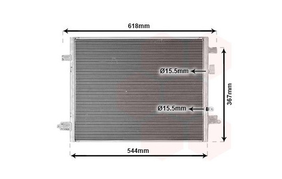 Kondensor, klimatanläggning 43015704 International Radiators