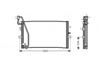 Kondensor, klimatanläggning 47005056 International Radiators