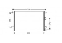 Kondensor, klimatanläggning 47005060 International Radiators