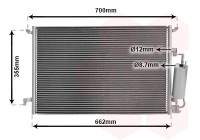 Kondensor, klimatanläggning 47015058 International Radiators