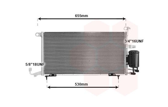 Kondensor, klimatanläggning 49005026 International Radiators, bild 2