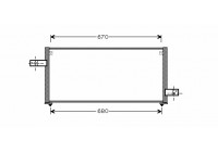 Kondensor, klimatanläggning 51005061 International Radiators