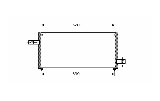 Kondensor, klimatanläggning 51005061 International Radiators