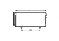 Kondensor, klimatanläggning 51005077 International Radiators