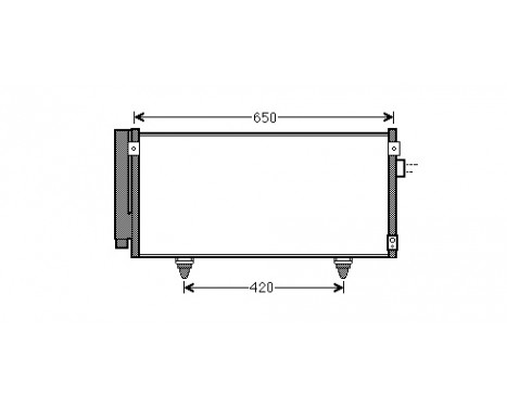 Kondensor, klimatanläggning 51005077 International Radiators