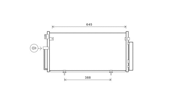 Kondensor, klimatanläggning 51005078 International Radiators