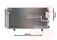 Kondensor, klimatanläggning 51015702 International Radiators