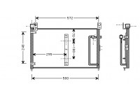 Kondensor, klimatanläggning 52005038 International Radiators