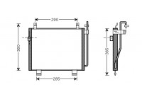 Kondensor, klimatanläggning 52005060 International Radiators