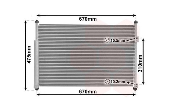 Kondensor, klimatanläggning 52005108 International Radiators, bild 2