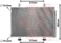 Kondensor, klimatanläggning 52005133 International Radiators