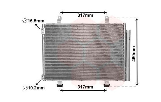 Kondensor, klimatanläggning 52005133 International Radiators