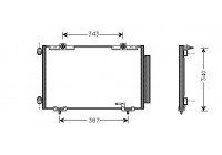 Kondensor, klimatanläggning 53005266 International Radiators