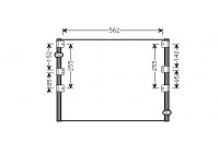 Kondensor, klimatanläggning 53005278 International Radiators