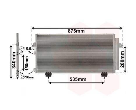 Kondensor, klimatanläggning 53005281 International Radiators, bild 2