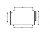 Kondensor, klimatanläggning 53005286 International Radiators