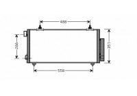 Kondensor, klimatanläggning 53005381 International Radiators
