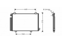 Kondensor, klimatanläggning 53005382 International Radiators