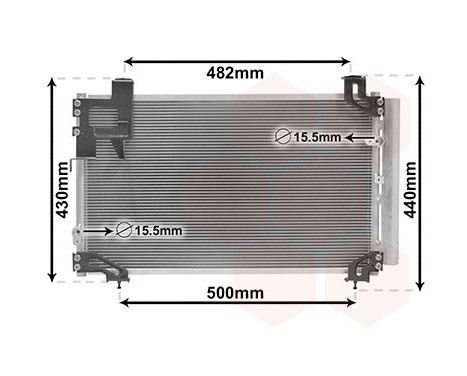 Kondensor, klimatanläggning 53005394 International Radiators, bild 2