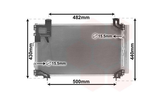 Kondensor, klimatanläggning 53005394 International Radiators, bild 2