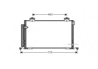 Kondensor, klimatanläggning 53005412 International Radiators