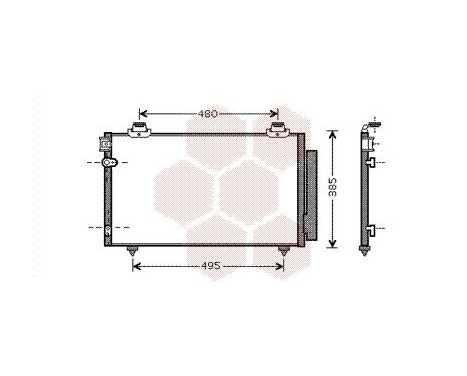 Kondensor, klimatanläggning 53005481 International Radiators, bild 2