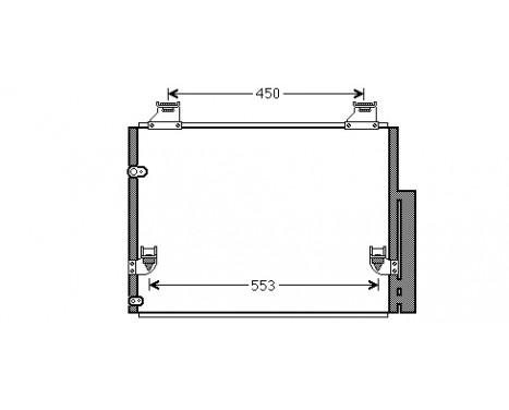 Kondensor, klimatanläggning 53005563 International Radiators