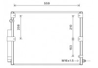 Kondensor, klimatanläggning 53005617 International Radiators