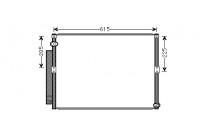 Kondensor, klimatanläggning 53005640 International Radiators