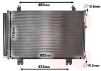 Kondensor, klimatanläggning 53005646 International Radiators