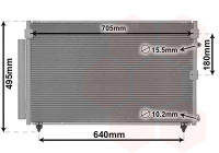 Kondensor, klimatanläggning 53005654 International Radiators