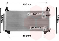 Kondensor, klimatanläggning 53005680 International Radiators