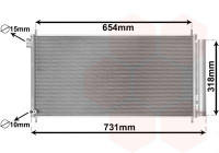 Kondensor, klimatanläggning 53005718 International Radiators