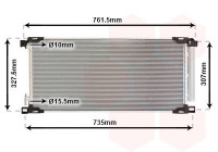 Kondensor, klimatanläggning 53015704 International Radiators