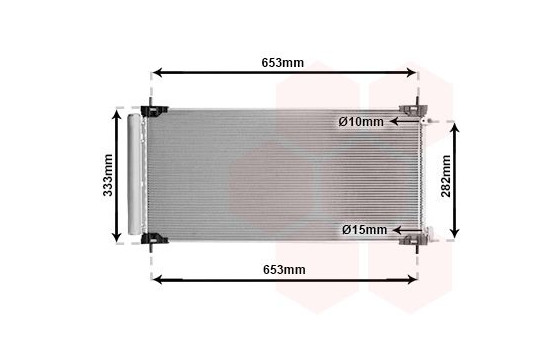 Kondensor, klimatanläggning 53015707 International Radiators