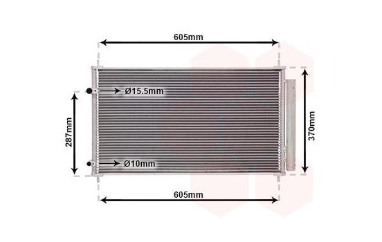 Kondensor, klimatanläggning 53015709 International Radiators