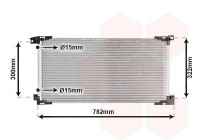 Kondensor, klimatanläggning 53015710 International Radiators