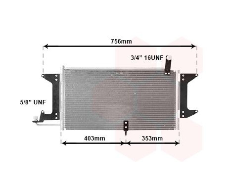 Kondensor, klimatanläggning 58005141 International Radiators, bild 2