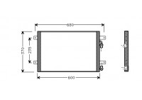 Kondensor, klimatanläggning 58005153 International Radiators