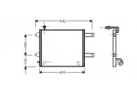 Kondensor, klimatanläggning 58005177 International Radiators