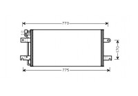 Kondensor, klimatanläggning 58005197 International Radiators
